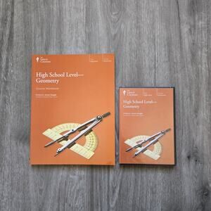 NEW The Great Courses HighSchool Level Geometry Course DVD & Workbook Curriculum